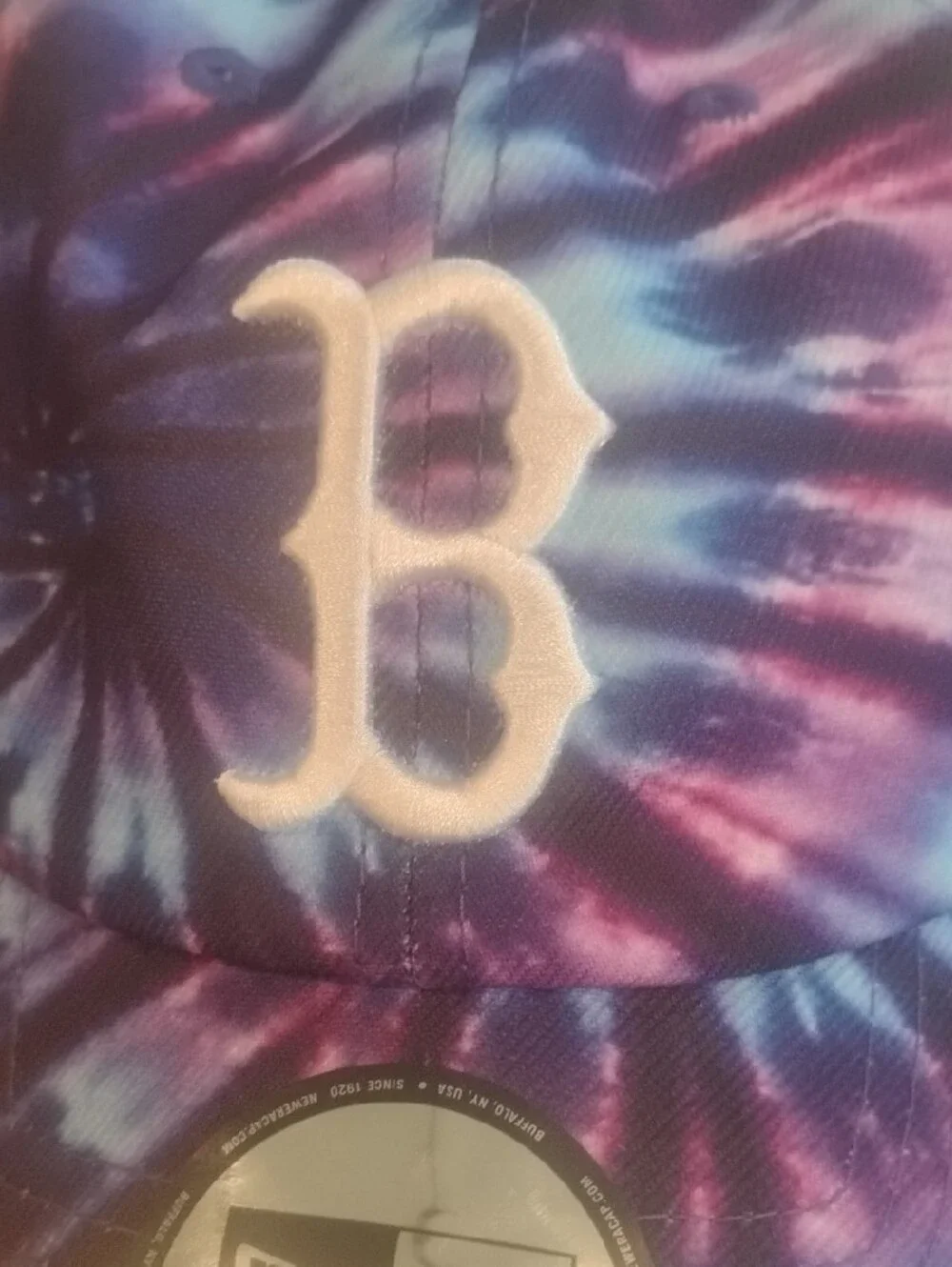 New Era Tie-Dye Boston Cap - Purple & Blue